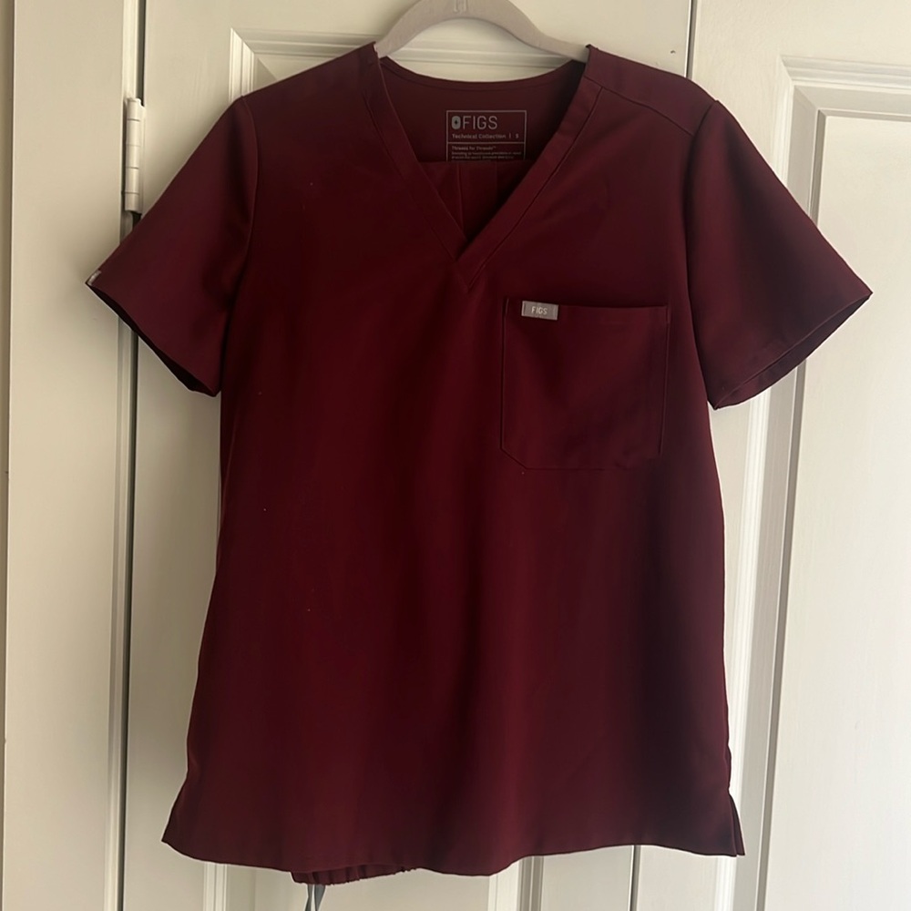 *Top/bottom set*Maroon Fig Set - top and high waisted joggers